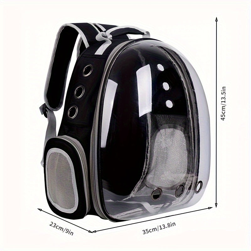 Transparent Breathable Space Capsule Pet Carrier Backpack for Hiking Travel