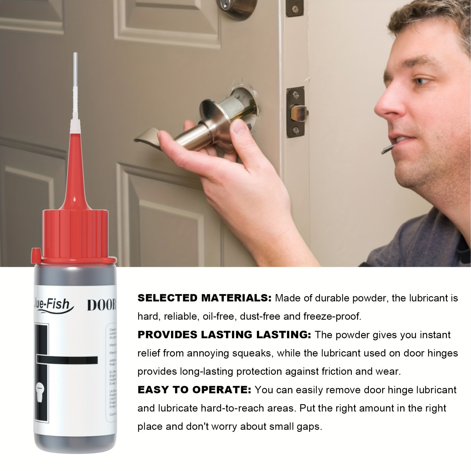 Смазка для замков дверей 60 мл долговременная для крышек автомобильных двигателей, гаражных ворот