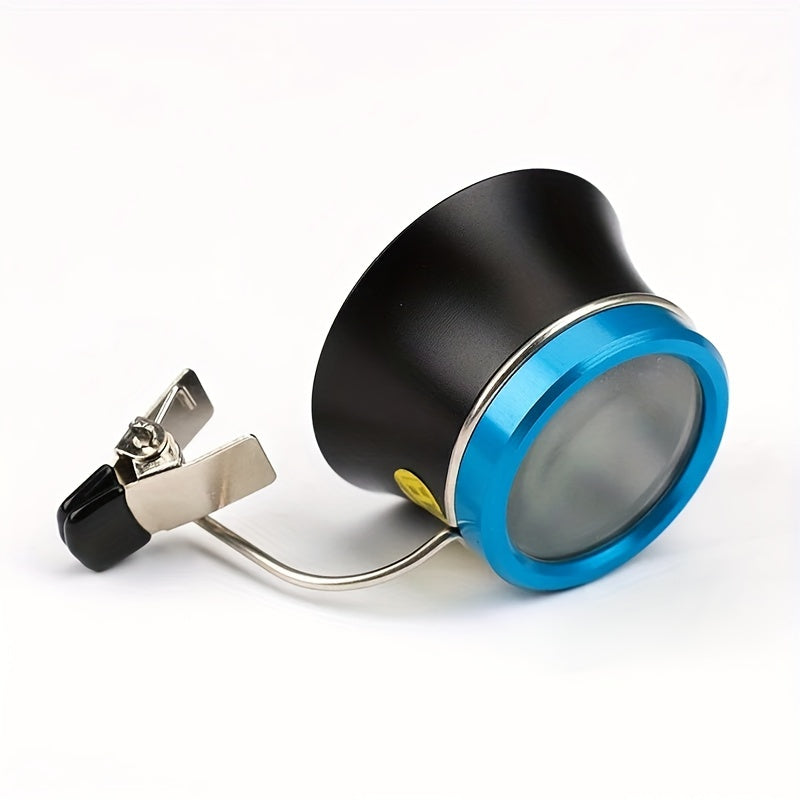 Yengil qotishma lupasi soat ta'miri va aniqlik ishlari uchun yuqori aniqlikdagi klip-on ko'zoynak magnifikatori - 5X, 10X va 20X kattalashtirishda mavjud