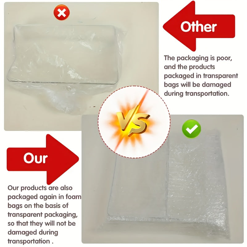 1 dona Mikrotolqinli pech Splash-Proof Cover - Mikrotolqinli pechda xavfsiz pishirish va isitish uchun oq tutqichli shaffof shisha qopqoq. Bardoshli va xavfsiz.