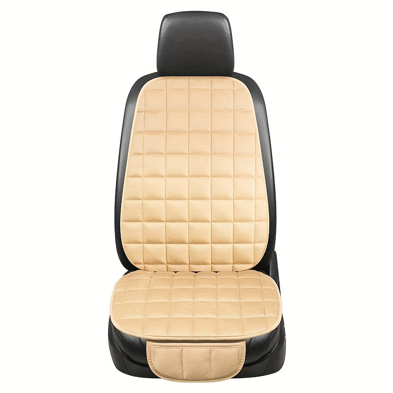 Car Seat Cushions Set for Autumn Winter Soft Plush Memory Foam