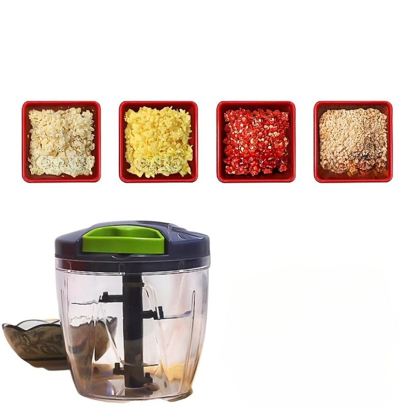 Manual Food Chopper, Multi-Functional Kitchen Appliance for Meat, Vegetables, Garlic