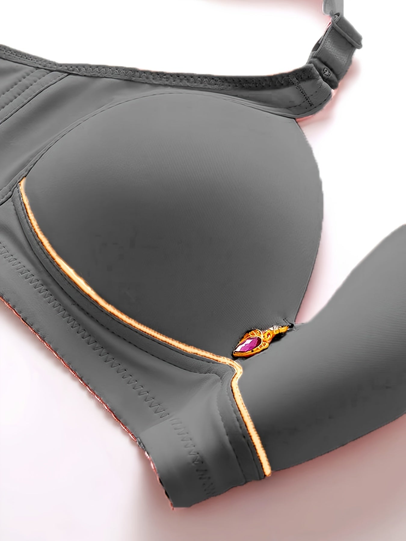 Women's Wire-Free Push-Up Maternity Bra Solid Color Stretch Polyester Elastane Seamless Comfort