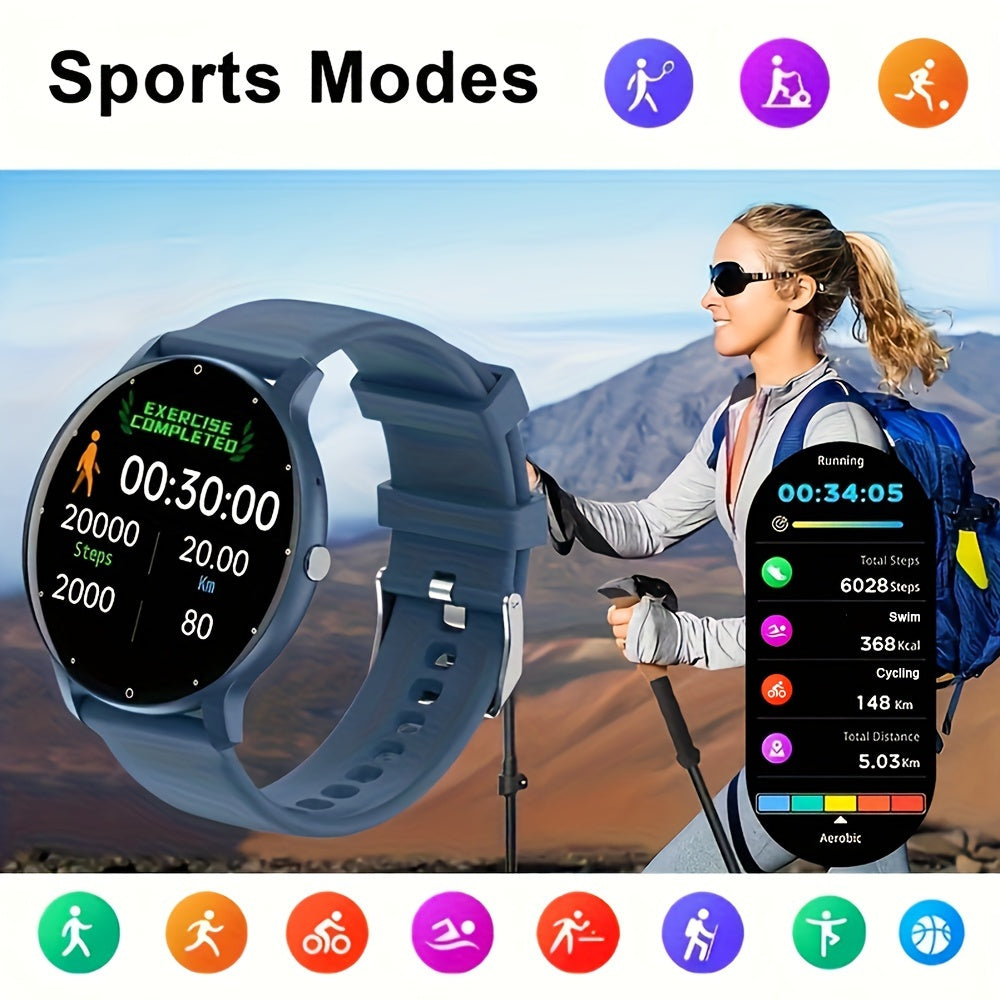 Smart Watch for Men and Women 3.53cm Full Touch Screen 100+ Sports Modes Fitness Health Tracking