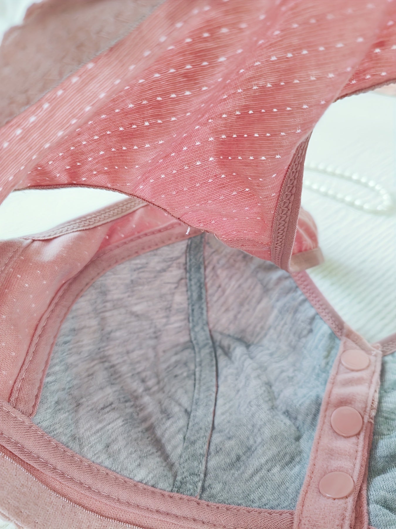 Floral Print Wireless Bralette Polyester Elastane Light Support No Padding