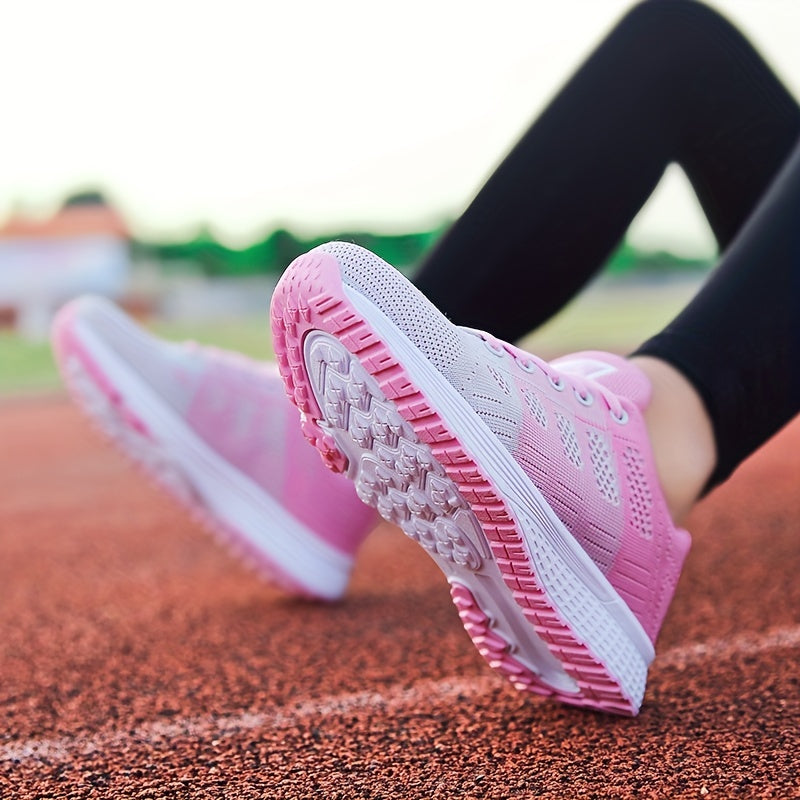 Women's Casual Mesh Sneakers, Lightweight Breathable Running Shoes