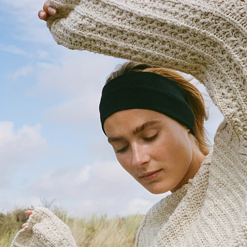 Kundalik va sport uchun to'rt rangli soch bog'lamlari to'plami, teri so'radigan bosh bandlar bilan