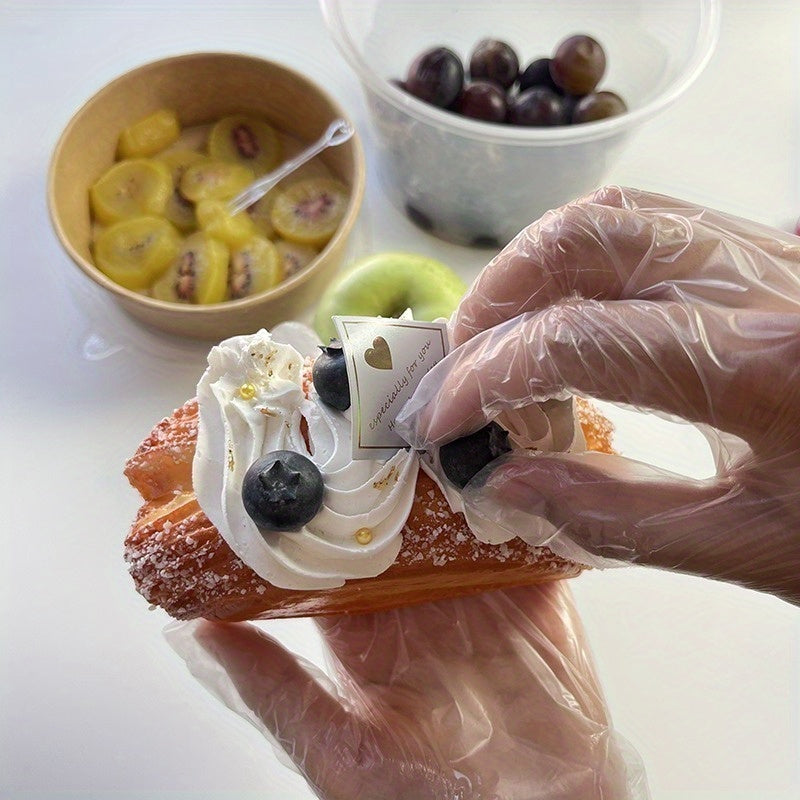 Single-Use TPE Gloves Food Handling Cleaning Home Hygiene Disposable Plastic Hand Protection