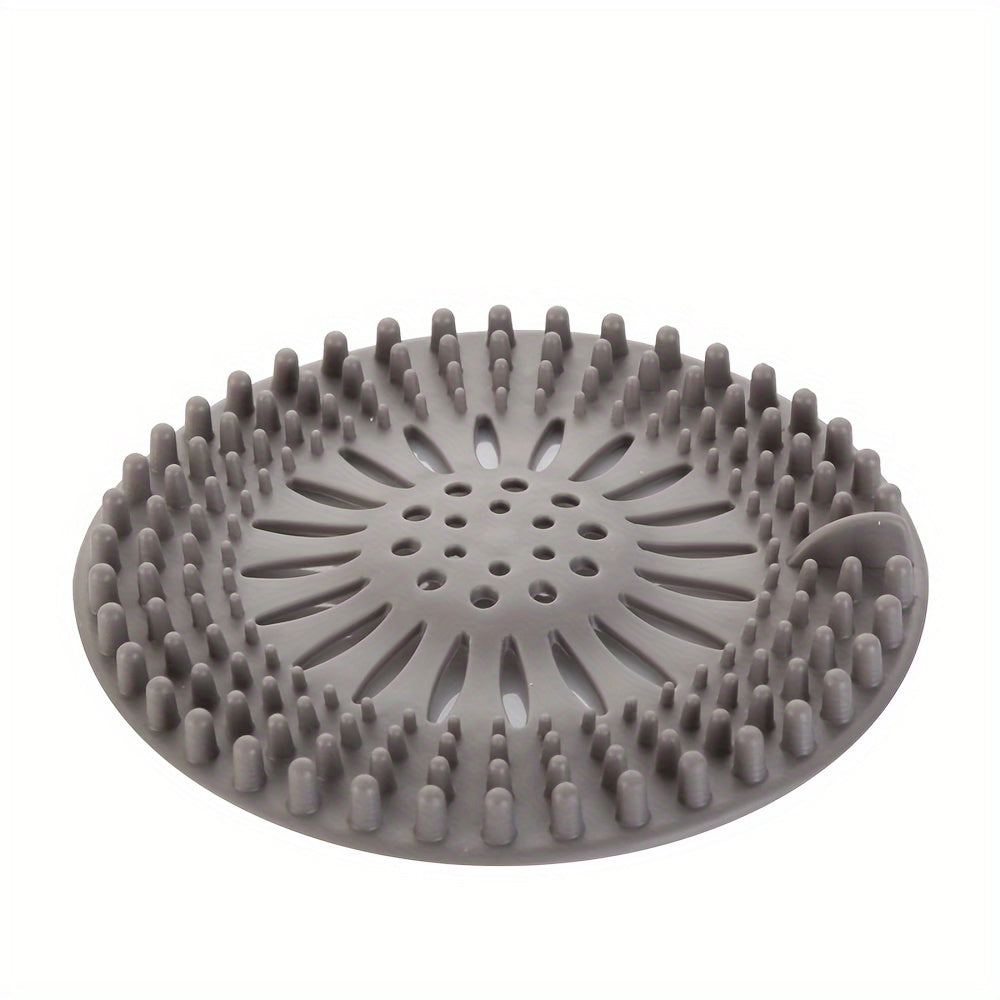 Bathroom Drain Hair Catcher Silicone Floor Drain Cover Mesh 13cm x 13cm