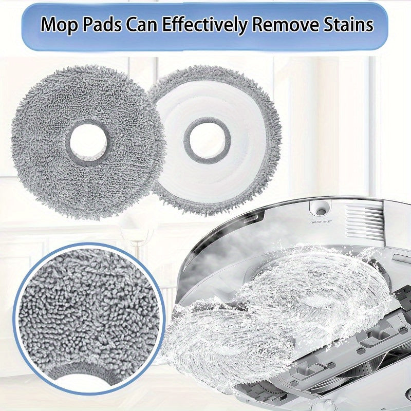 12-Pack Replacement Dust Bags and Microfiber Mop Pads for Vacuum Cleaners