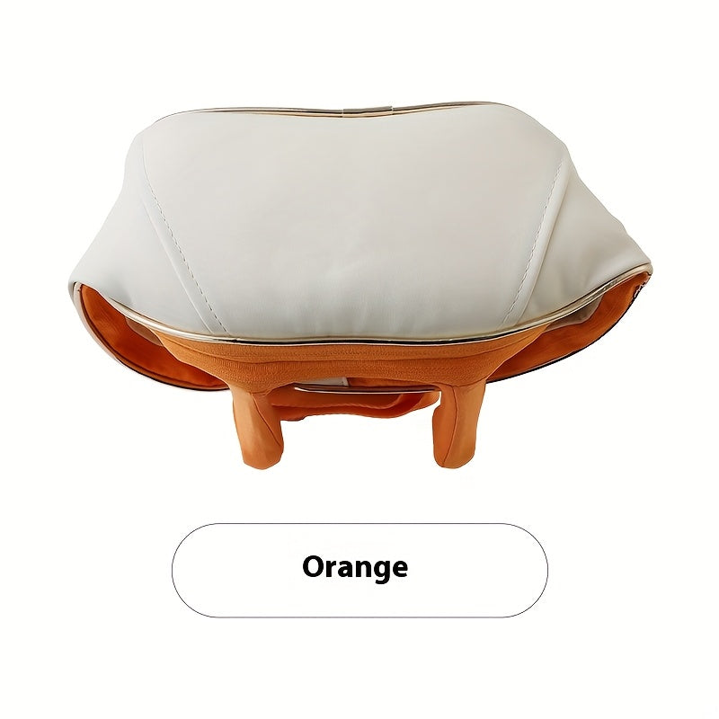 Wireless Neck and Shoulder Massager with 6-Claw Massage Head, Heating, Hands-Free Strap