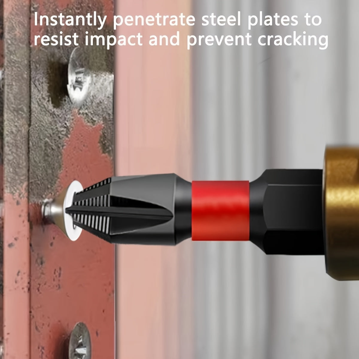 6 Pack Magnetic Screwdriver Drill Bit Set S2 Steel Phillips Impact