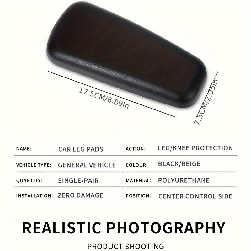 Car Driver Armrest Pad Central Leg Support Foam Cushion