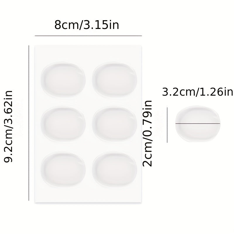 Unisex Silicone Insoles Gel Pads Non-slip Heel Protectors 6pcs