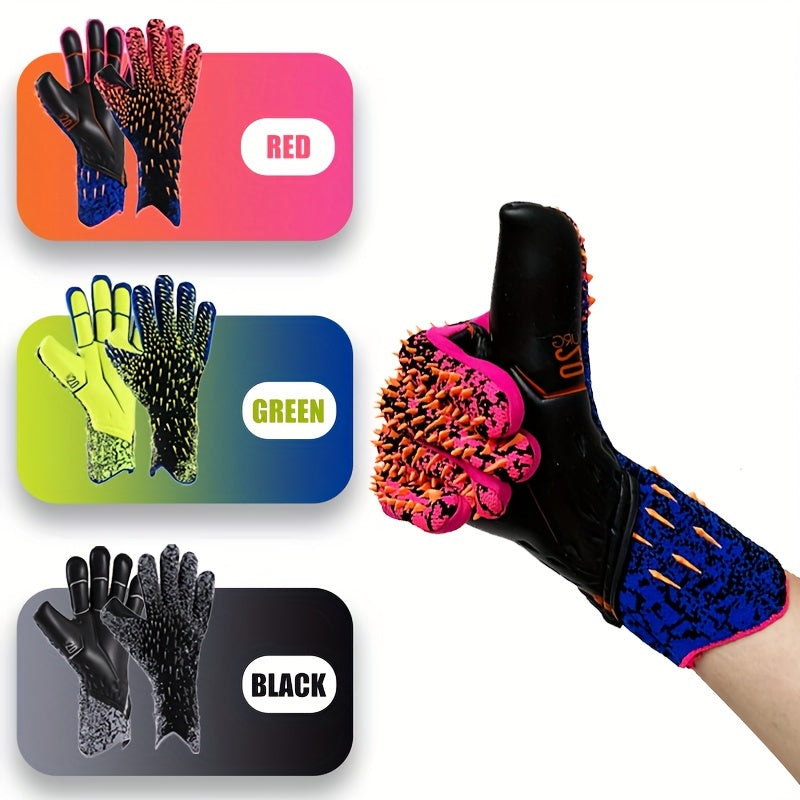 Soccer Goalkeeper Gloves for Men Women Youth with Giga Latex 4mm Grip Palm Protection Size 6-10