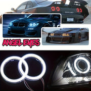 2pcs 70mm Car Motorcycle Angel Eyes LED Halo Ring Lights Decorative Lights