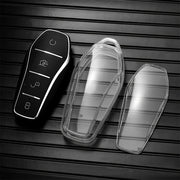 Car Key Case TPU Cover for EV Remote Control 4 Buttons Protection