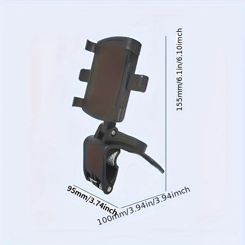 Universal Adjustable Car Dashboard Mount ABS Waterproof Phone Holder with Rotatable Support