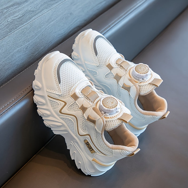 Unisex Breathable Mesh Casual Sneakers for Men and Women White Pink Black Low Top Round Toe Durable Athletic Shoes