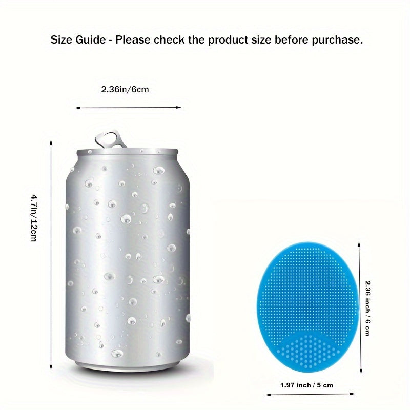 Baby Bath Brush Silicone Massage Scrubber for Dry Skin and Eczema Relief