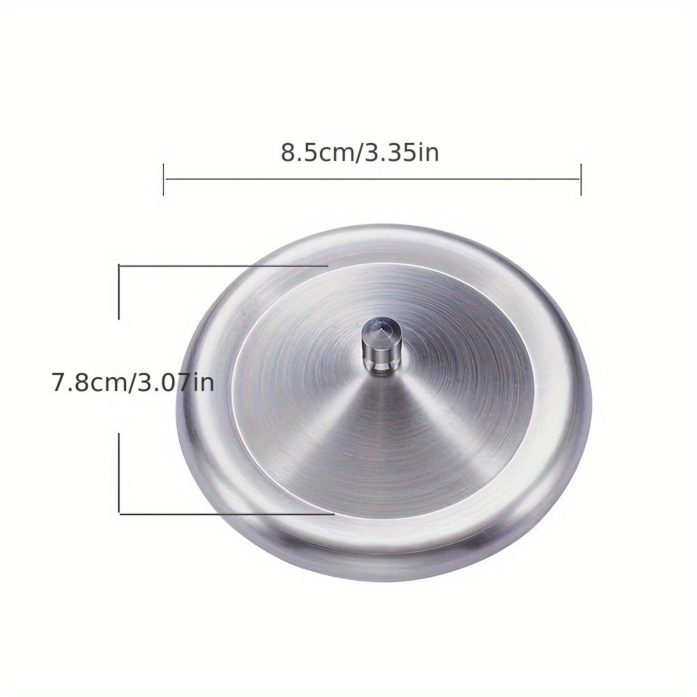 Stainless Steel Leakproof Cup Lids for Mugs in 3 Sizes 8.5/9.3/10.2cm Dust-Proof Drink Covers