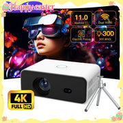 Mini Portable Projector 4K HD Support 1080P Dual WiFi Brightness