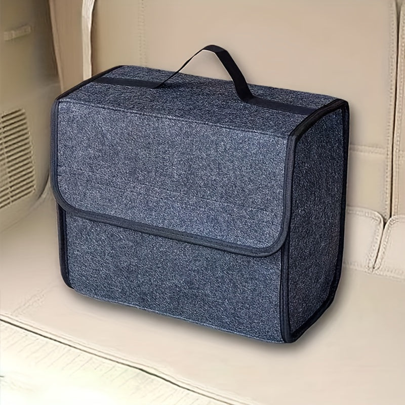 Маленькая складная коробка для хранения felt-автомобиля, переносной органайзер для багажника