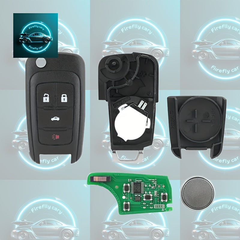 Remote Key Fob Replacement for Cars - Keyless Entry Remote Control Set