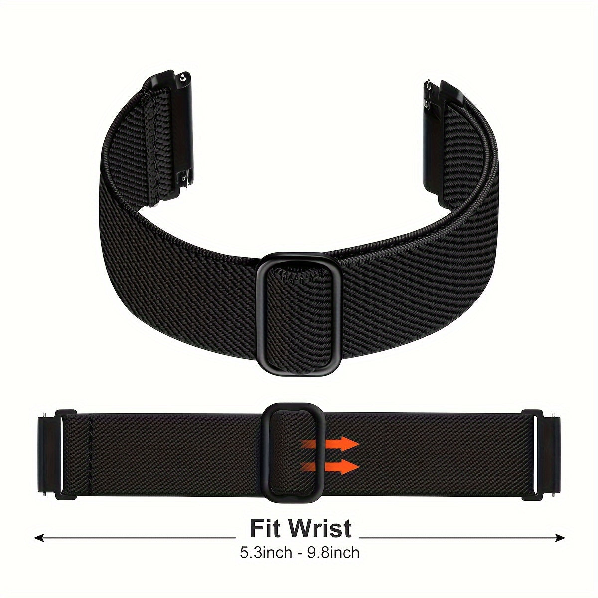 Elastic Nylon Watch Bands for Galaxy Watch 4 5 and Pro 20mm 22mm 40mm 44mm 45mm