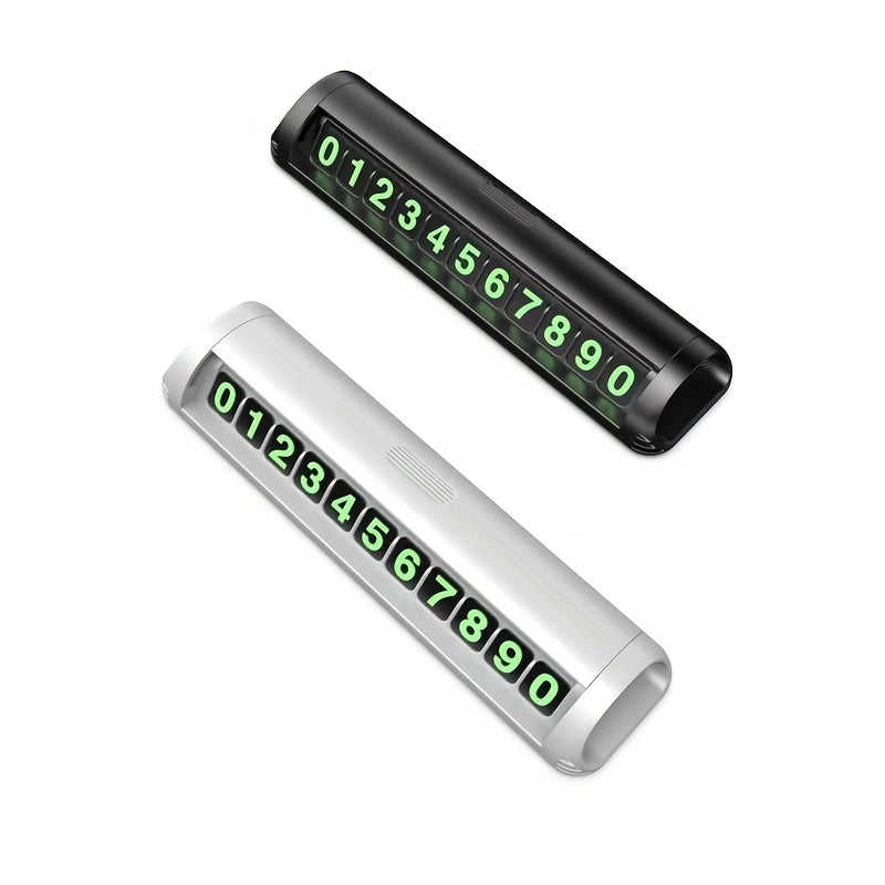 1 dona diskret avtomobil to'xtash telefon raqami plitkasi vaqtincha boshqaruv paneli uchun