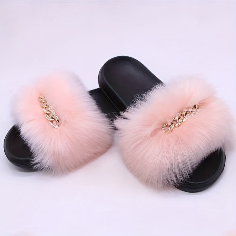 Ayollar uchun sun'iy fox mo'ynali choyshablar issiq uy partiyasi uchun