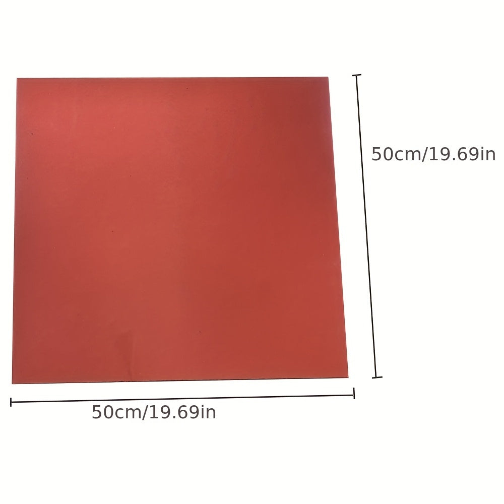 Красная силиконовая пенопластовая подкладка для термопресса, трафаретной печати, амортизации