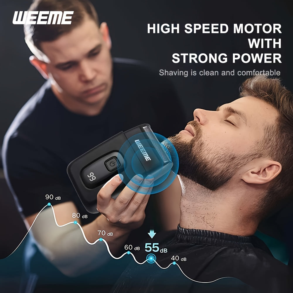 Cordless Electric Hair Clipper Set for Men Rechargeable Barber Kit with 3200mAh Battery