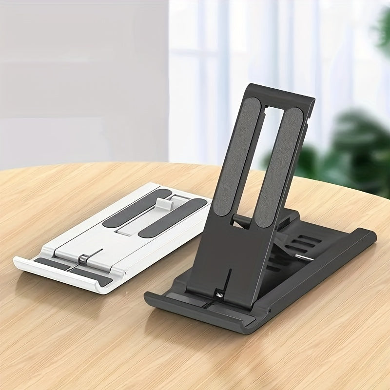 Adjustable Foldable Phone Stand for Smartphones Tablets and Live Streaming Made of ABS