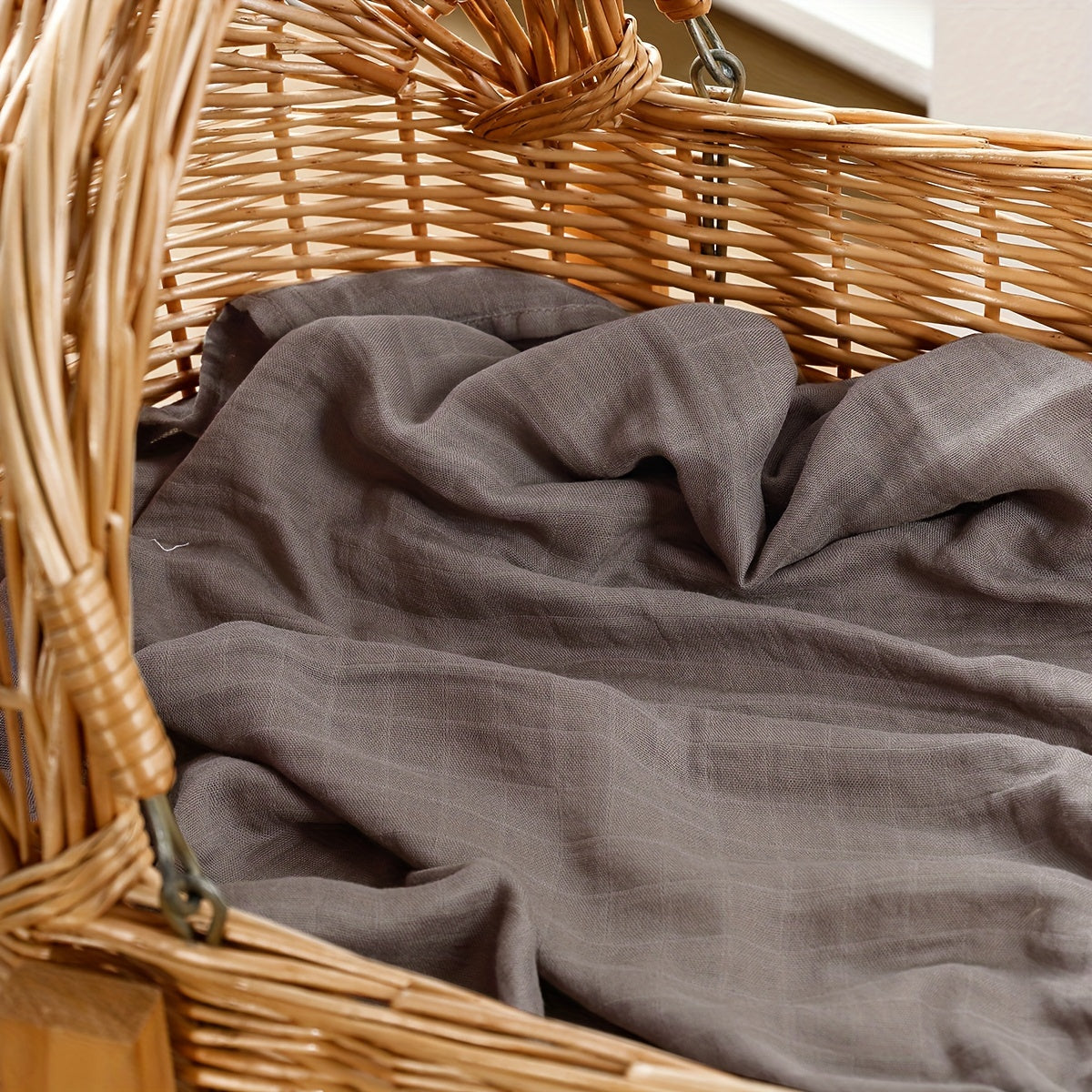 Универсальное полотенце для купания молодых людей однотонного цвета, идеально подходит для лета - ультрамягкое бамбуковое муслиновое одеяло, идеально подходящее в качестве покрытия для кормления на улице