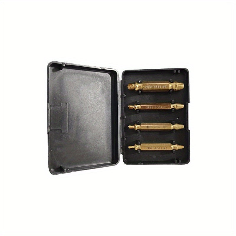 Yarim boshli qattiq boshli vintni chiqarish uchun to'plam, ikki boshli, sim va vintni chiqarish asbobi