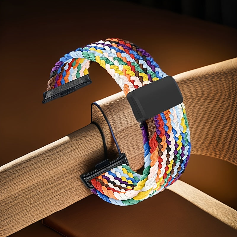 Polyamide Woven Loop Smartwatch Band with Magnetic Buckle for Xiaomi Redmi Watch 4 5 8 Pro 9 Pro