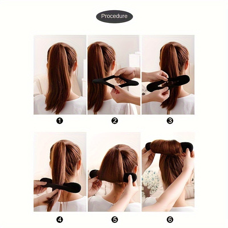 Ayollar modasi Bun Maker Gubka Loop Sochni Stil qilish uchun qulay vosita