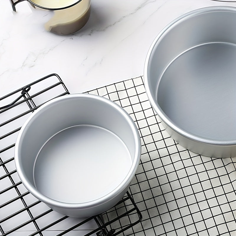 Set of 3 Round Cake Molds 10.16cm 15.24cm 20.32cm for Baking Pies and Desserts