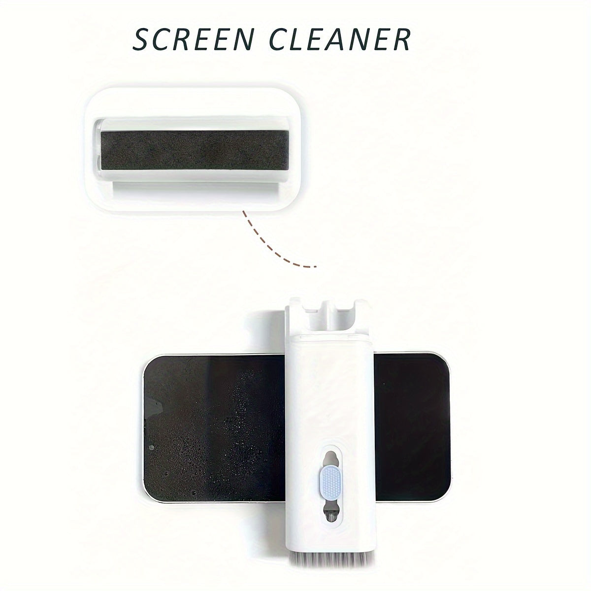 Digital Device Cleaning Kit with Brush Spray and Microfiber for Laptops Phones and Keyboards