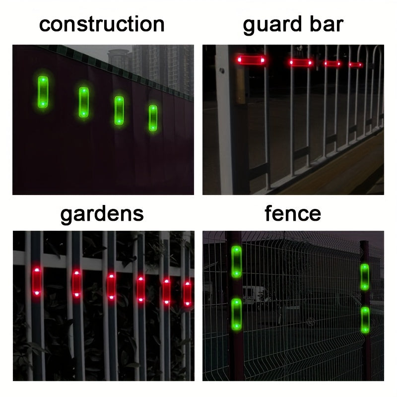 Neon Safety LED Lights for Bikes and Motorcycles Red Green Night Visibility