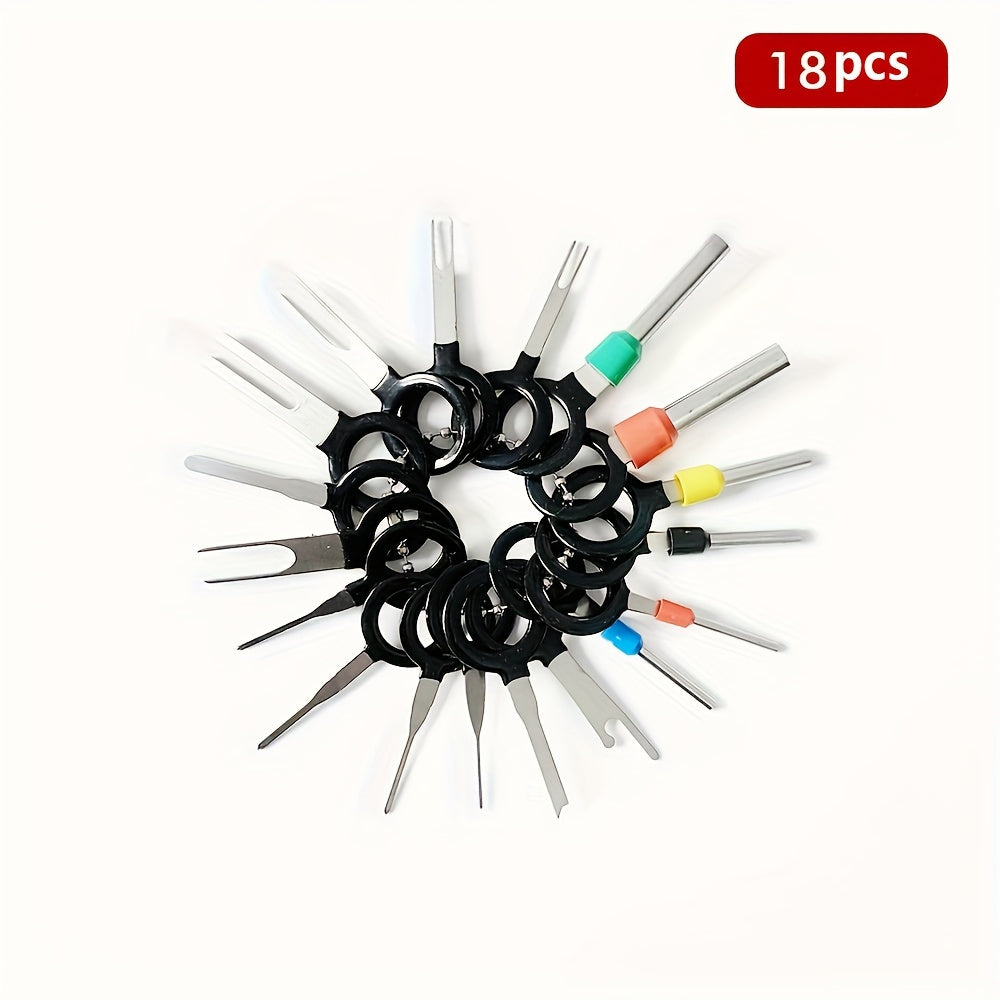 Kit de herramientas para reparación de enchufes de arnés de cables de terminal de coche para desmontaje y mantenimiento