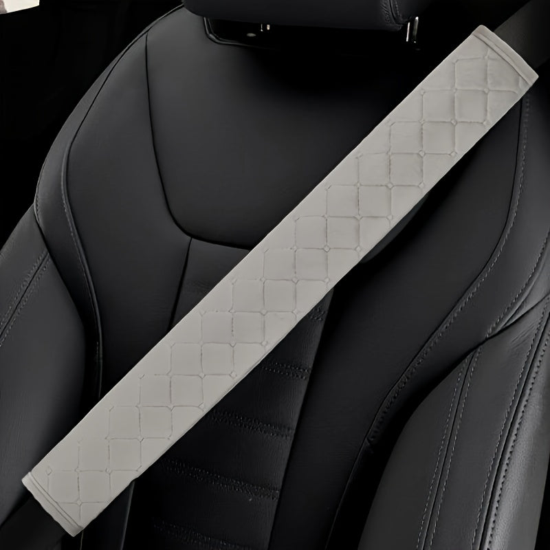 Universal Soft Fleece Seat Belt Shoulder Protector Wear-Resistant Breathable