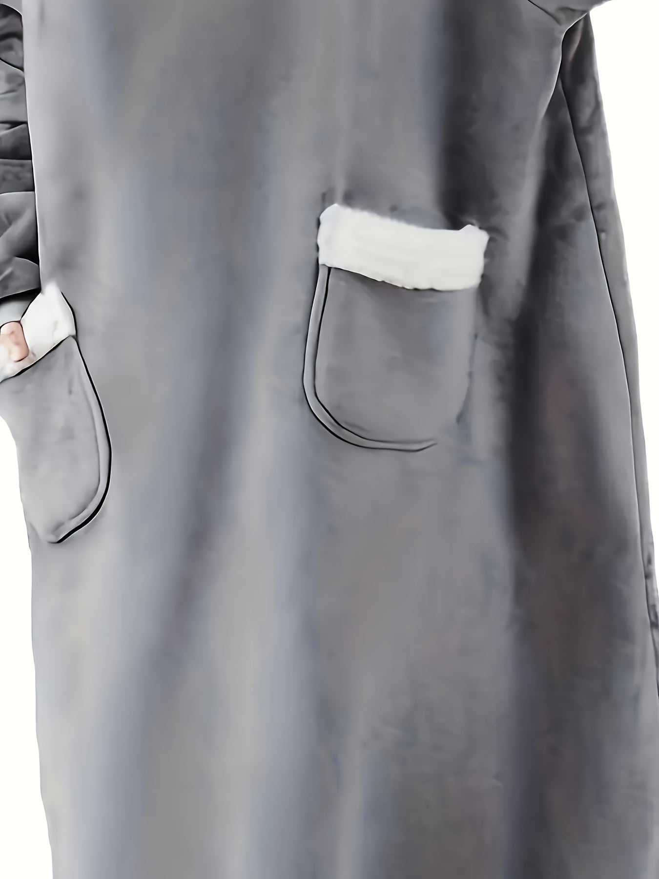 Men's Red and Black Plaid Flannel Hooded Bathrobe with Pockets for Winter Lounge