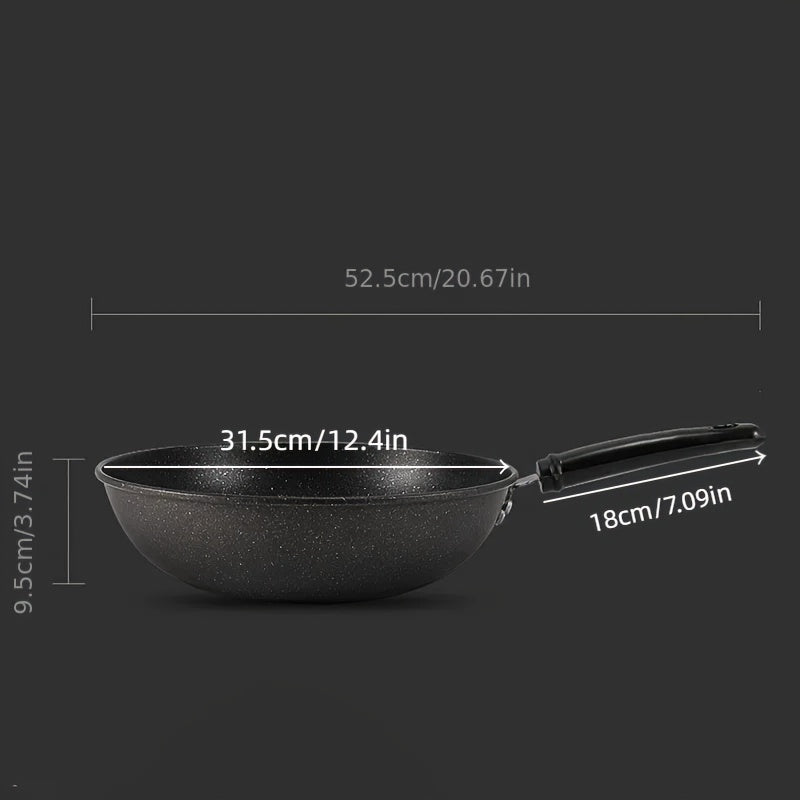 Qattiq temir oshxona idishlari to'plami, 3 ta qism, yopishmaydigan skilet, souspana, stockpot