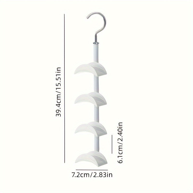 Iron Ribbon Hanger for Handbags and Scarves Adjustable Closet Organizer