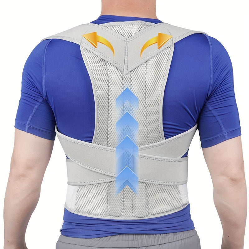 Neoprene Waist Support Brace for Men and Women Breathable Mesh Posture Corrector Sports Style
