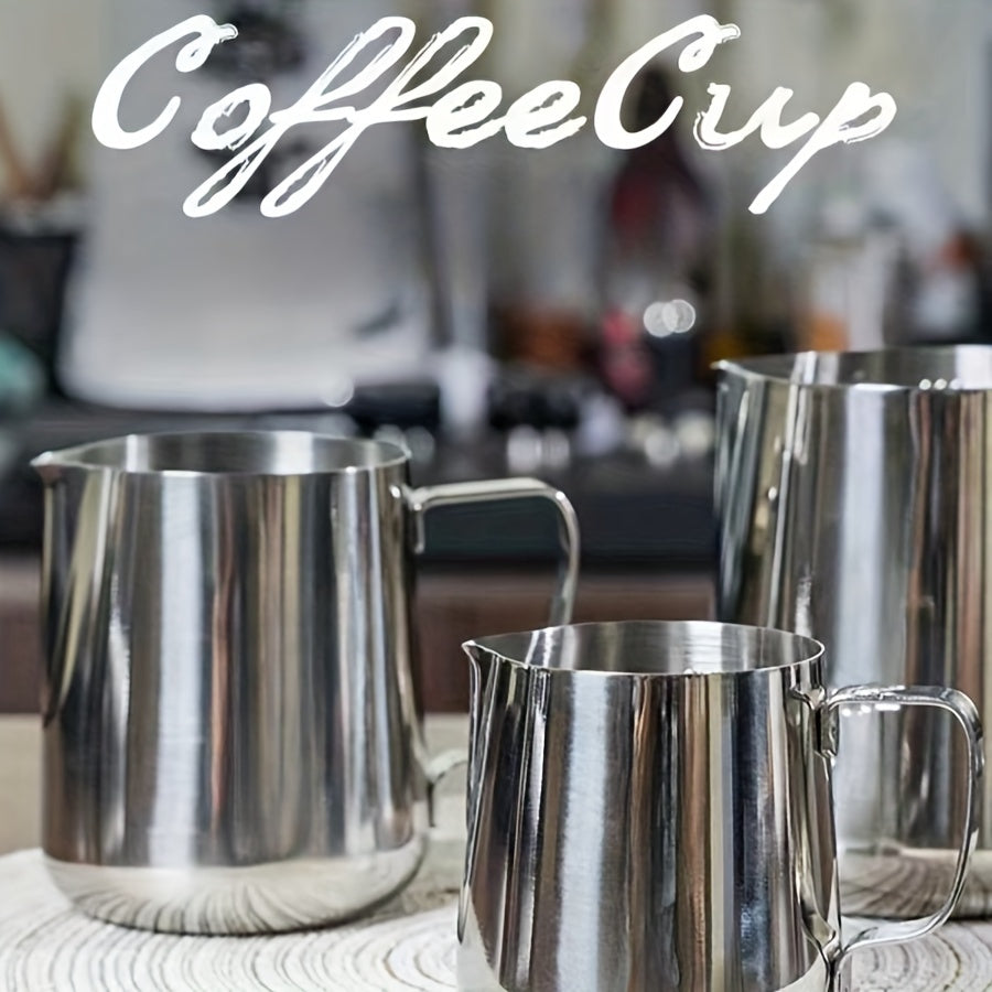 Stainless Steel Latte Art Cup for Frothing Milk and Coffee Decorating