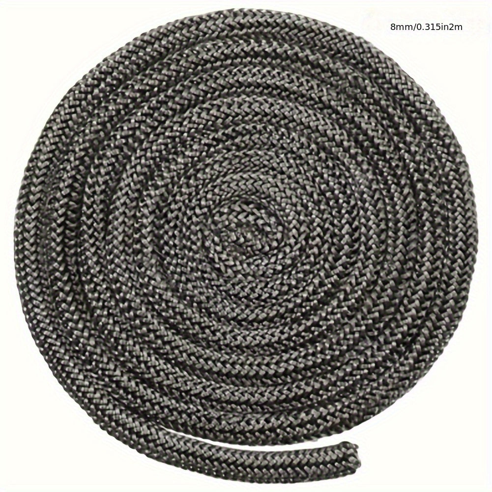 High Temperature Resistant Fireproof Seal Rope 2m for Wall Stove Black Stove Door