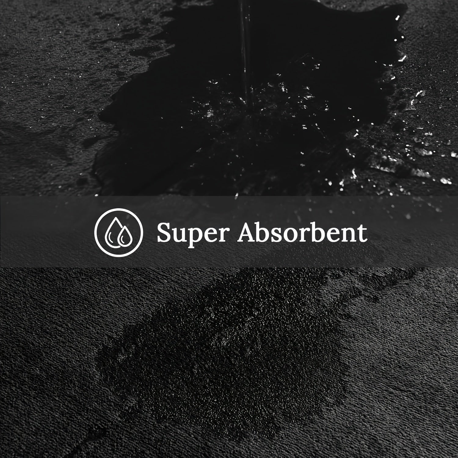 Geometrik naqshli polyester aralash bath rug to'plami - dog'ga chidamli, past to'siq, mashinada tayyorlangan no'vo xotira g'ovak matlar - faqat quruq tozalash - hammom, yashash xonasi uchun universal bayram eshik mati